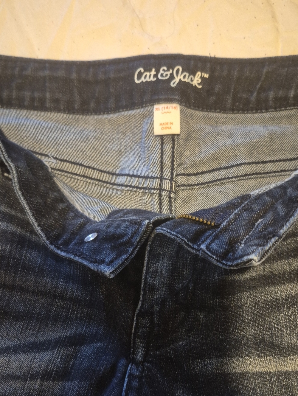 Cat & Jack indigo blue denim jeans